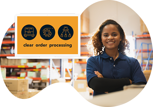 Clear and easy automated order processing
