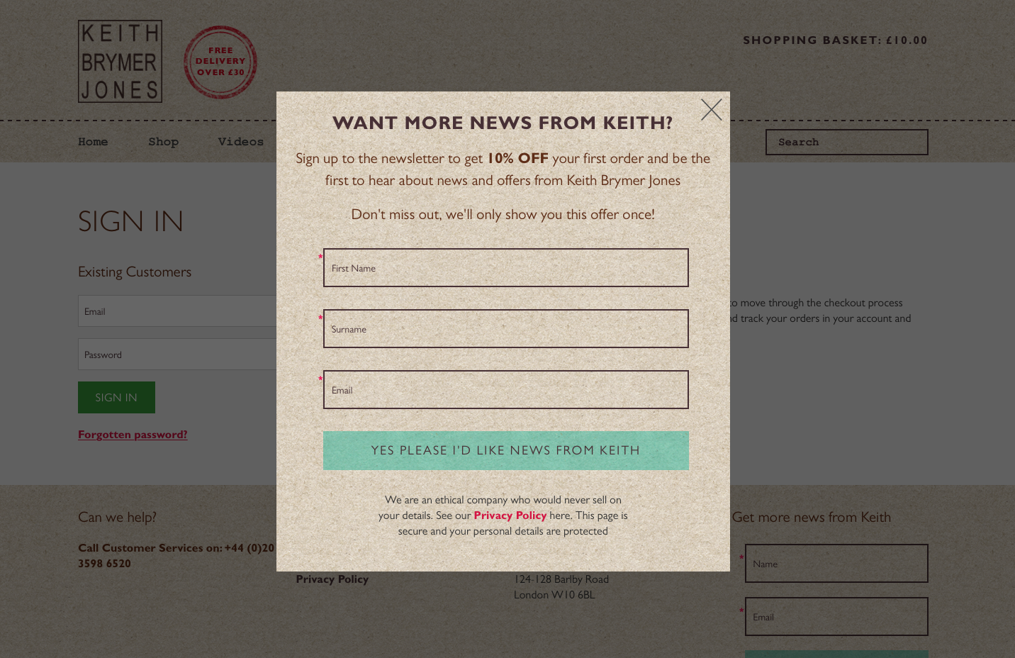 newsletter popup image